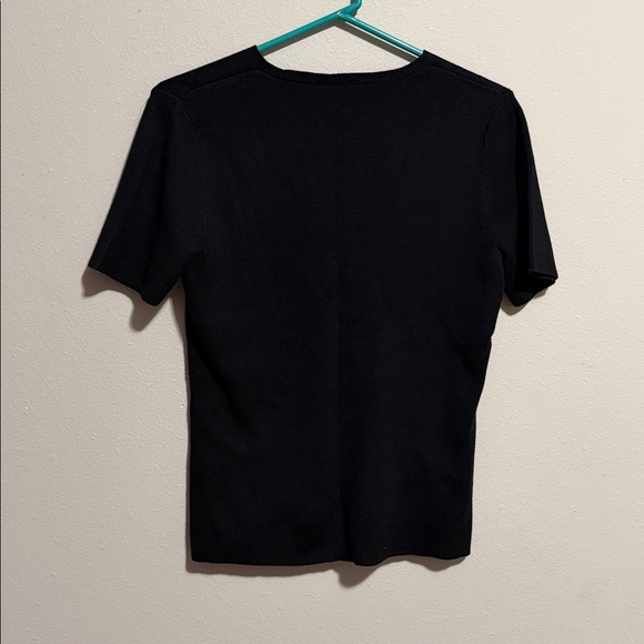 Women’s Preswick & Moore black knit top NWOT - Picture 4 of 4